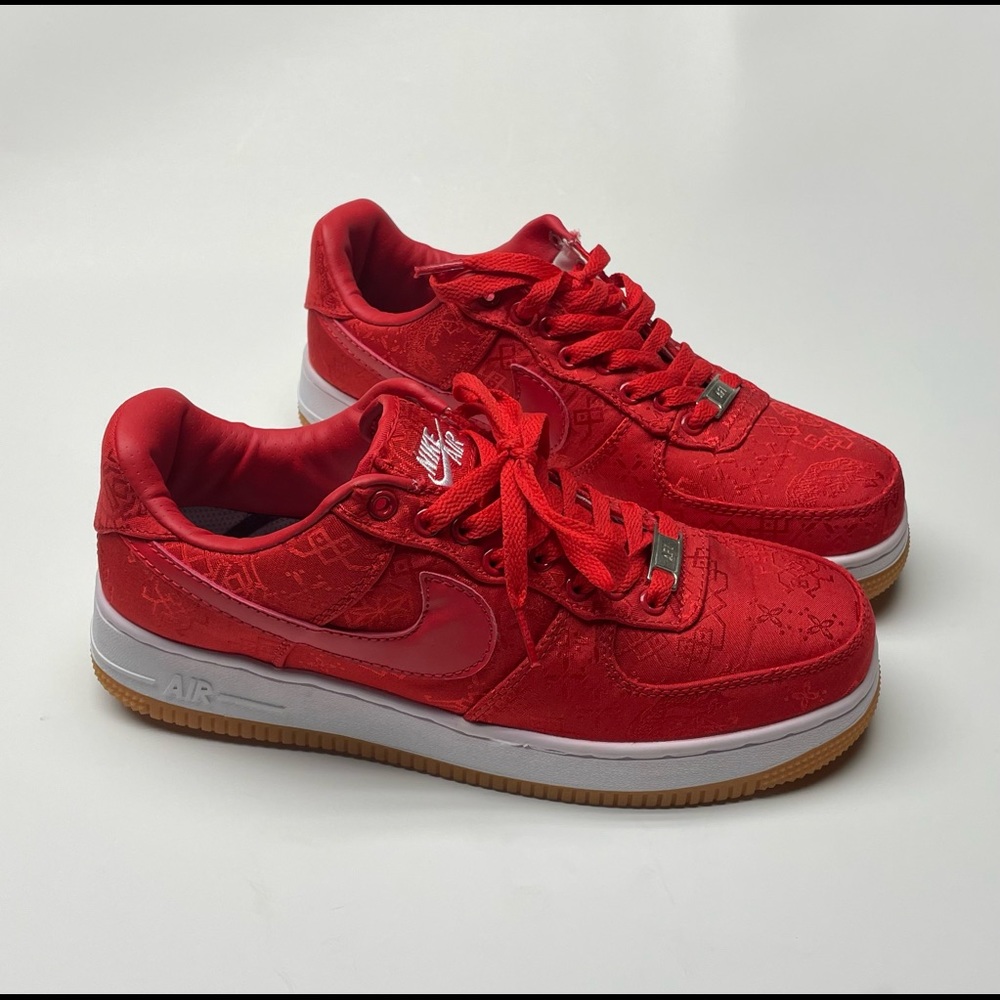 Red NIKE AF1 Air Force 1’s women’s size 9 or mens 7.5 like new
